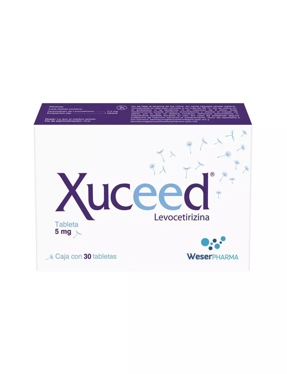 Xuceed Caja Con 30 Tabletas De 5 mg