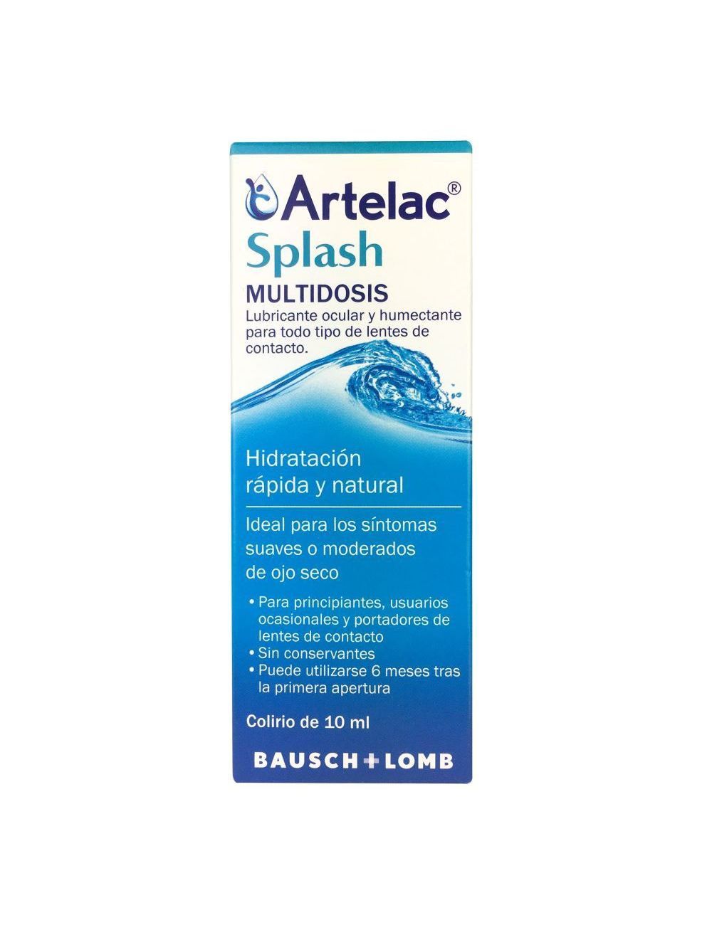 Artelac Splash Multidosis Caja Con Frasco Gotero Con 10 mL