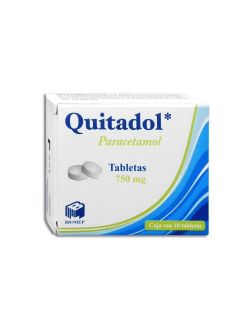 Quitadol 750 mg Caja Con 10 Tabletas