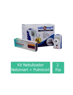 Kit Nebulizador Nebzmart + Pulmicort 125 mg