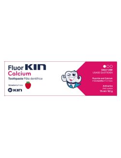 Flourkin Calcium Pasta Dentífrica Caja Con Tubo Con 75 mL