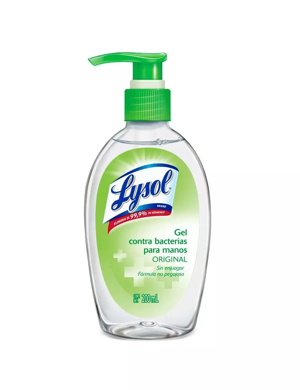 Lysol Gel Antibacterial Para Manos Envase Con 200 mL