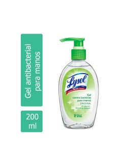 Lysol Gel Antibacterial Para Manos Envase Con 200 mL