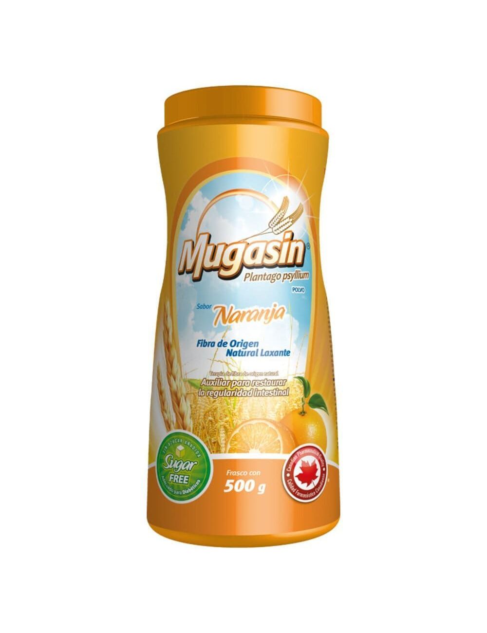 Mugasin Frasco Con 500 g Sabor Naranja