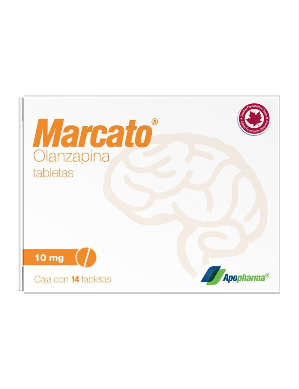 Marcato 10 mg Caja Con Blíster Con 14 Tabletas
