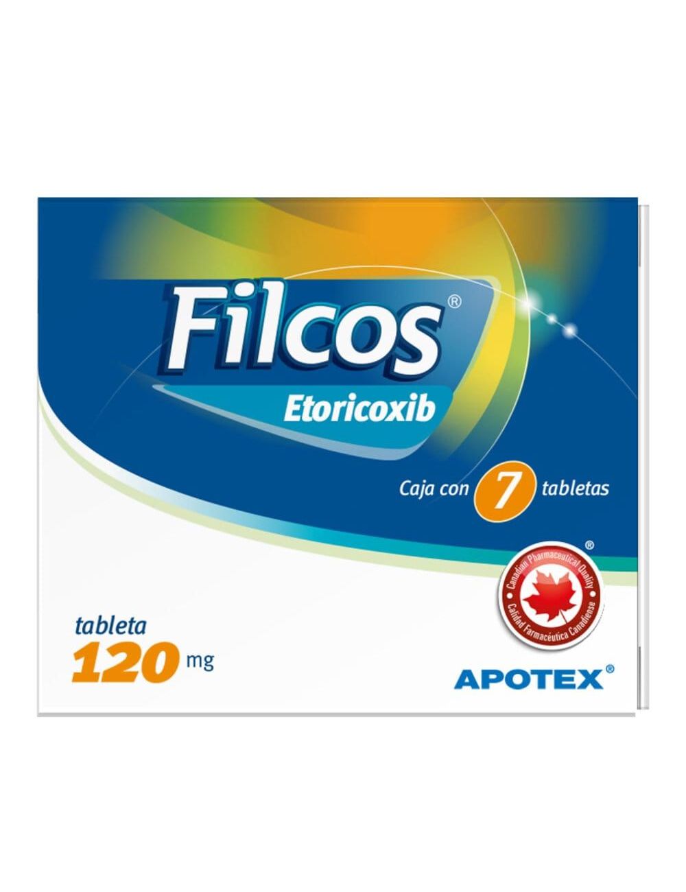 Filcos 120 mg Caja Con Blíster Con 7 Tabletas