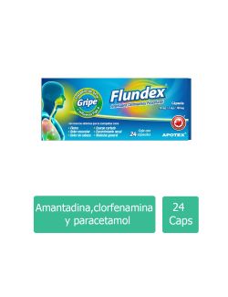 Flundex 50 mg/3 mg/300 mg Caja Con Blíster Con 24 Cápsulas