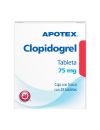 Clopidogrel 75 mg Caja Con Frasco Con 28 Tabletas