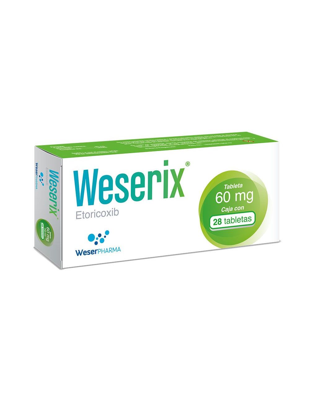 Weserix 60 mg Caja Con 28 Tabletas