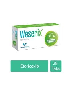 Weserix® 60 mg - Caja con 28 Tabletas | Etoricoxib | Weser Pharma