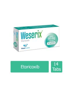 Weserix 90 mg Caja Con 14 Tabletas