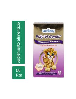 Suplemento Alimenticio Poly-Vi-Gomis 60 Gomitas Masticables