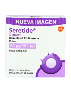 Seretide® Diskus® 50μg/100μg - Inhalador 60 dosis | Salmeterol + Fluticasona | GSK