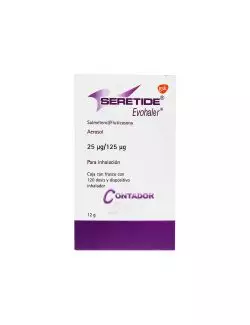 SERETIDE® Evohaler® 25µg/125µg (Salmeterol/Fluticasona) - 120 Dosis - GlaxoSmithKline