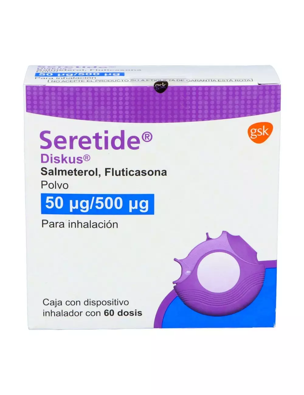 Duopack Seretide Diskus 50 Mcg/500 Mcg 60 Dosis