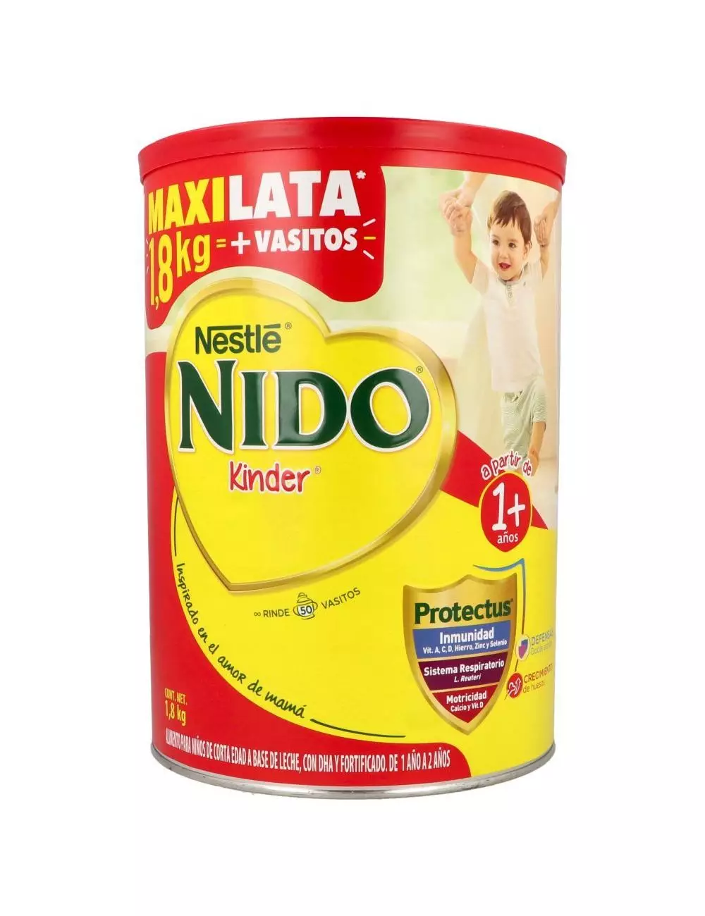 Nido Kinder Leche En Polvo Lata Con 1.8 Kg