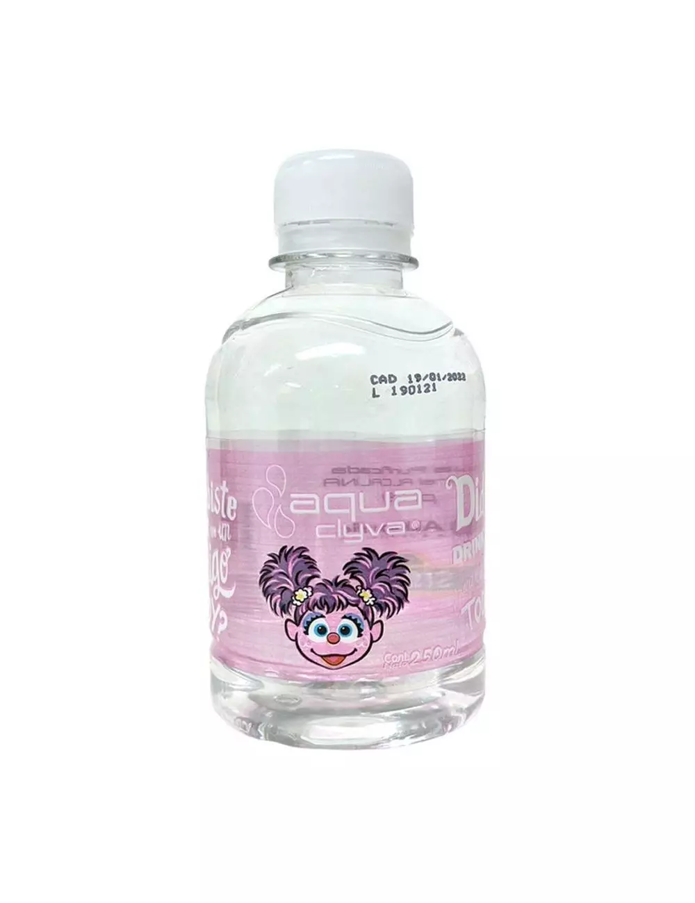 Agua Alcalina Aqua Clyva 250 mL Edición Sésamo Abby