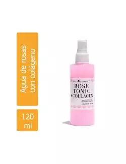 Tónico De Agua De Rosas Con Colágeno 120 mL