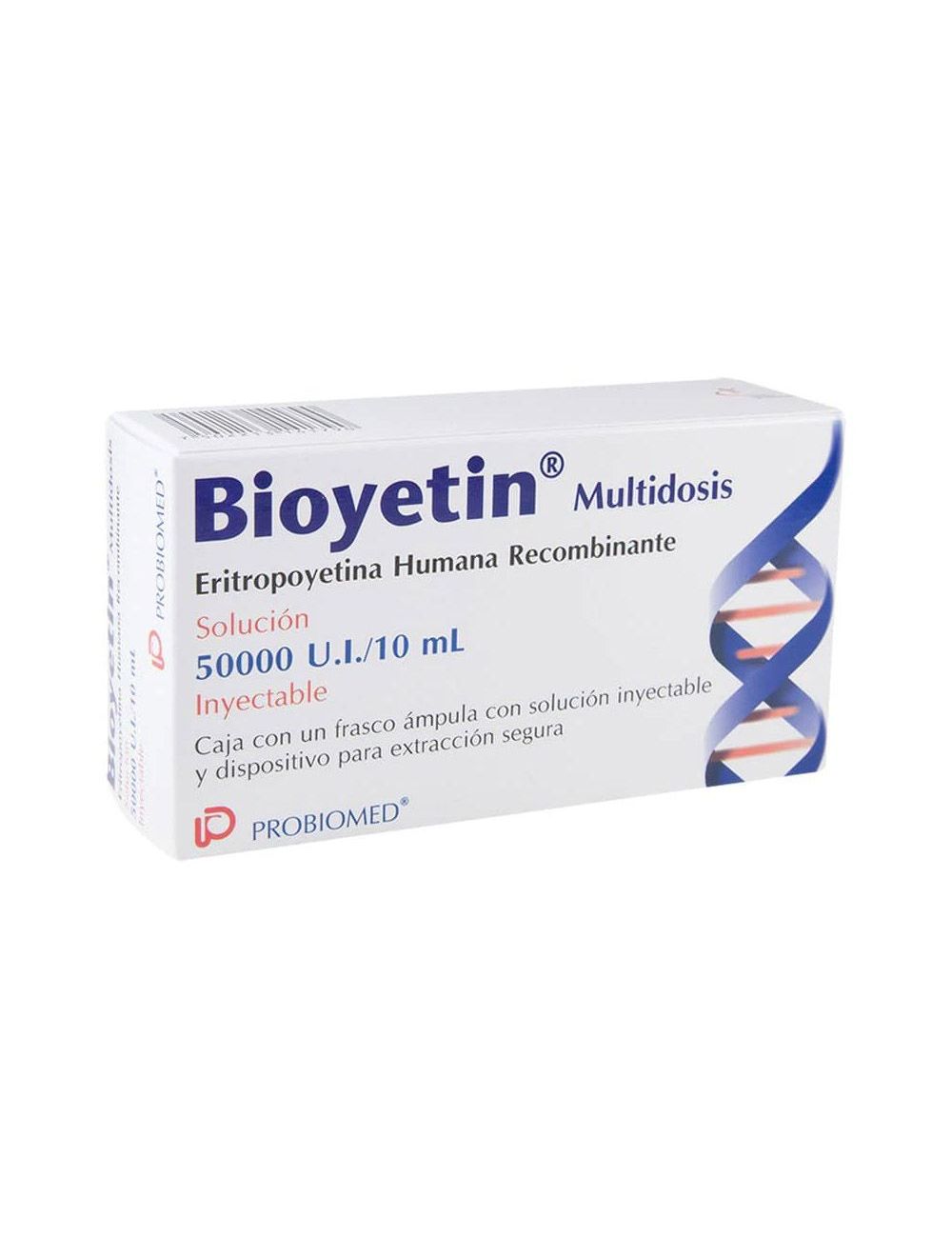 Bioyetin Multidosis 50000 UI/10 mL Solución Frasco Ámpula - RX3