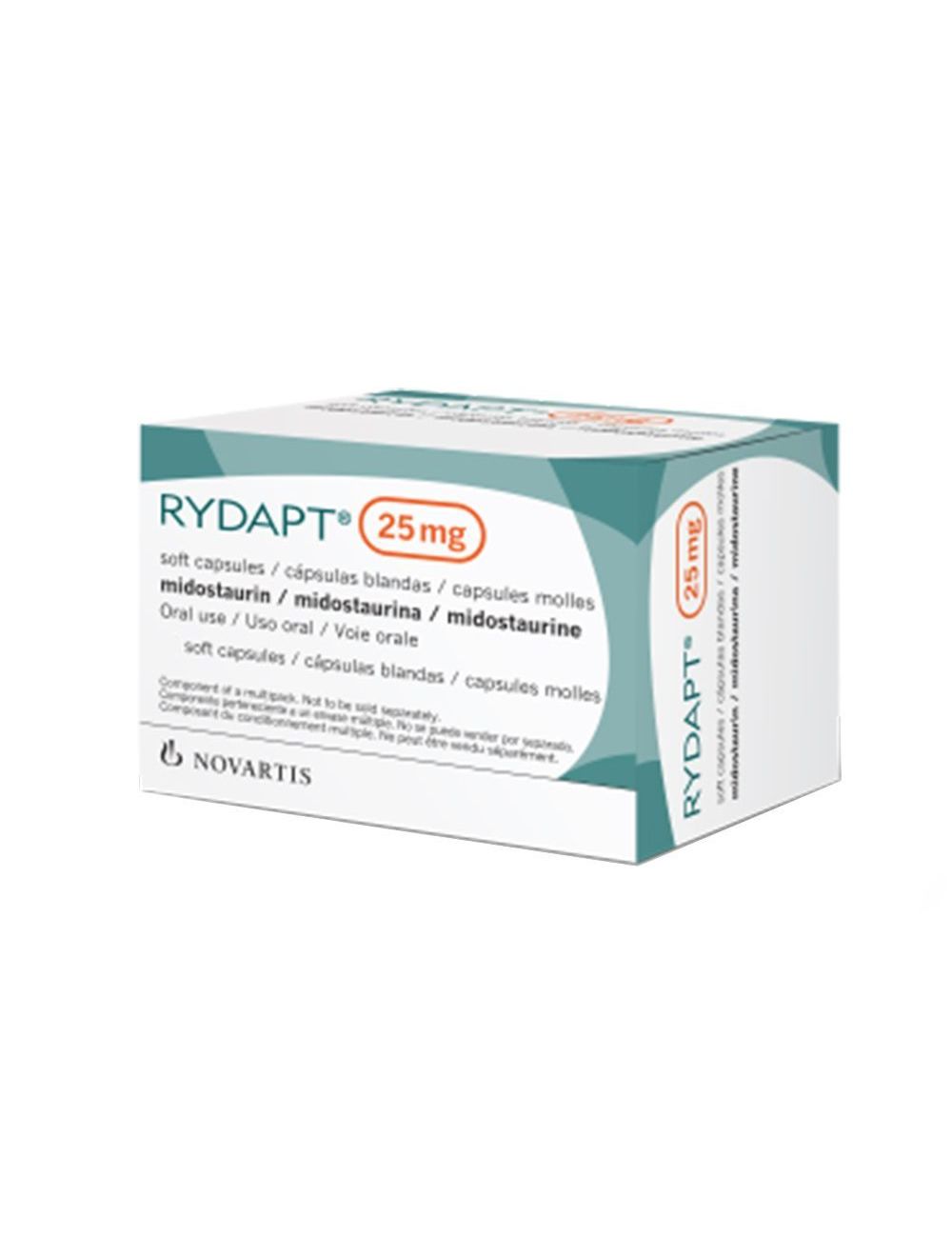 Rydapt 25 mg Caja Con 112 Cápsulas