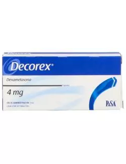 Decorex 4 mg Caja Con 10 Tabletas