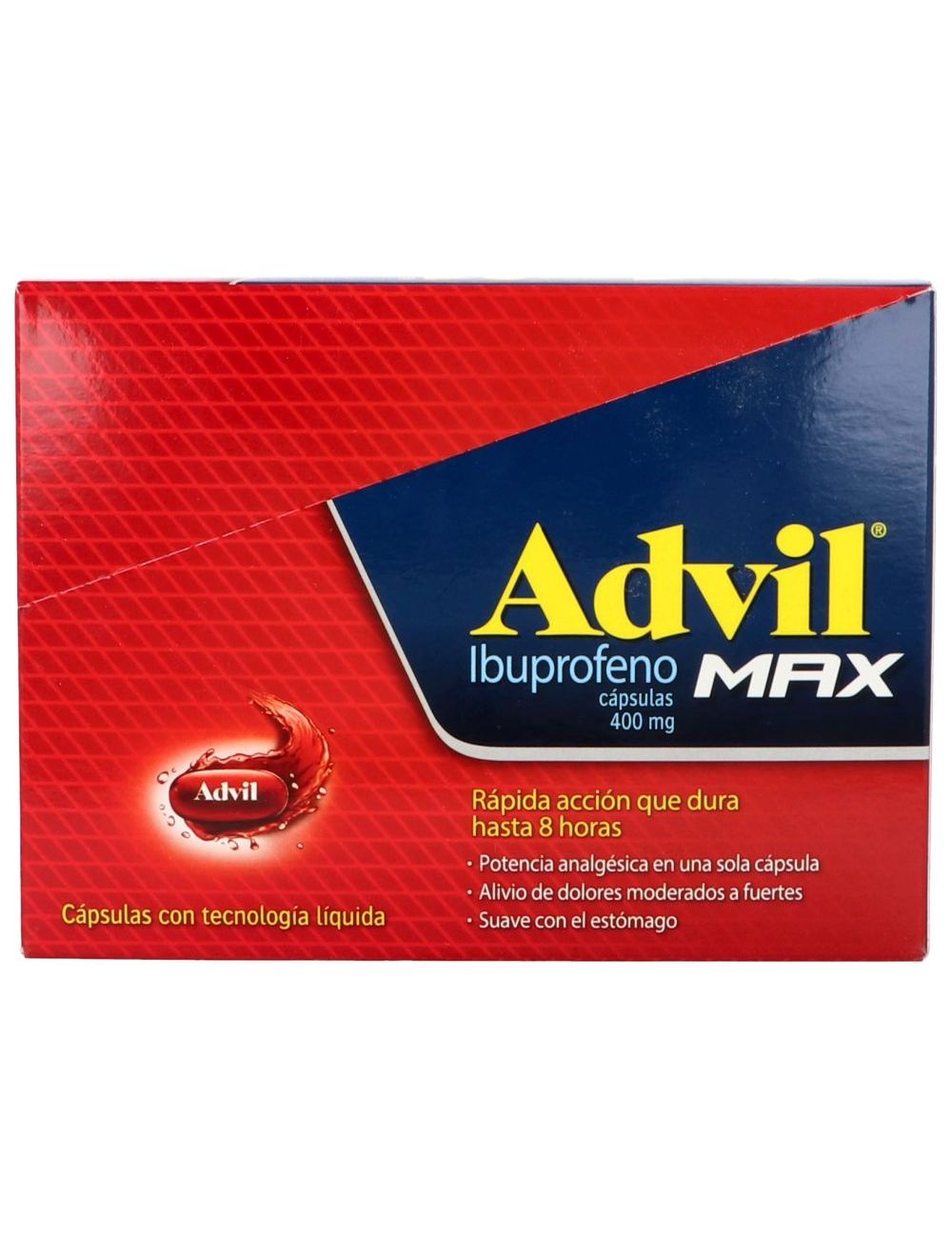 Advil Max 400 mg 12 Cápsulas