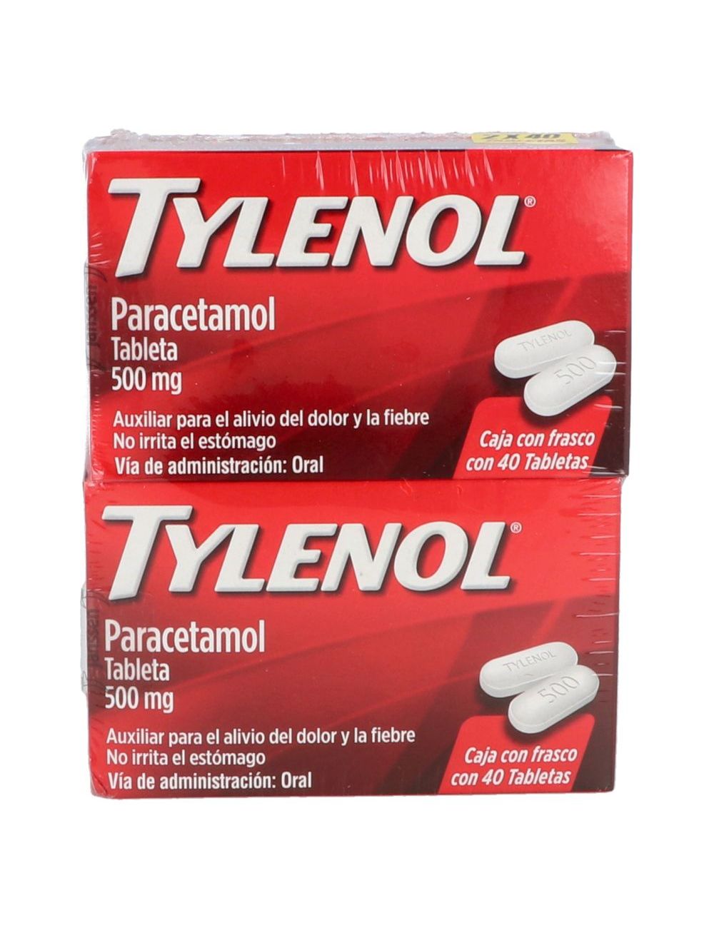 Tylenol 500 mg 40 Tabletas DuoPack