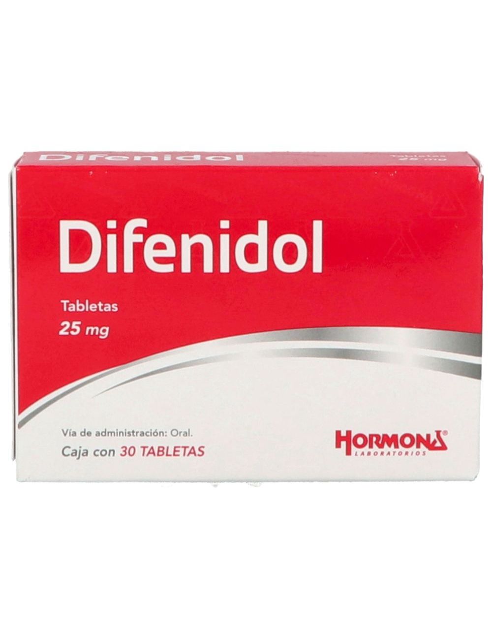 Difenidol 25 mg Caja Con 30 Tabletas