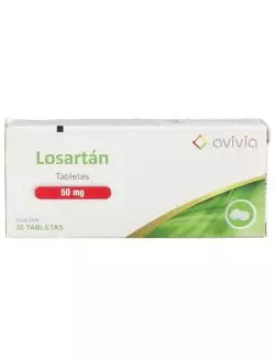 Losartán 50 Mg 30 Comprimidos