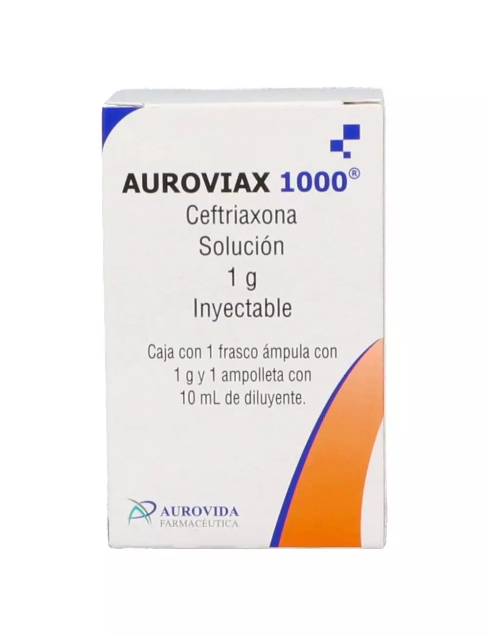 Auroviax 1000 Solución Inyectable 1 g Ampolleta Con 10 mL - RX2