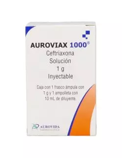 Auroviax 1000 Solución Inyectable 1 g Ampolleta Con 10 mL - RX2