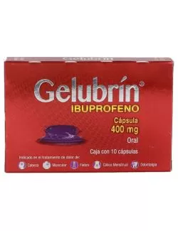 Gelubrin 400 mg Caja Con 10 Cápsulas