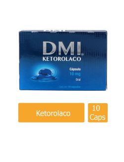 Ketorolaco 10 mg Caja Con 10 Cápsulas