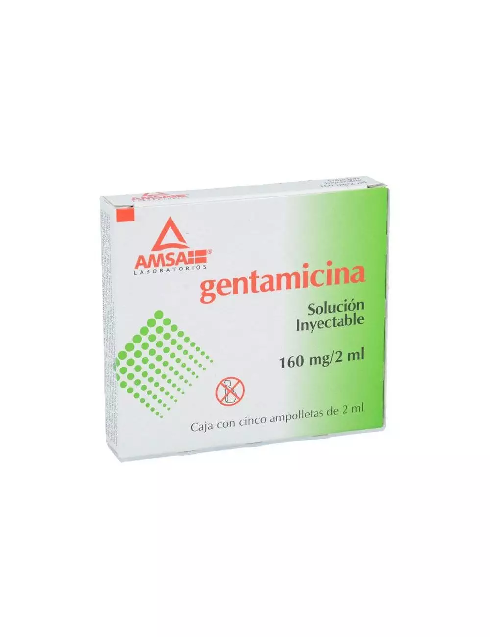 Gentamicina 160Mg/2Ml Amp C5