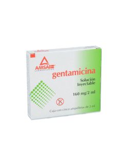 Gentamicina 160Mg/2Ml Amp C5
