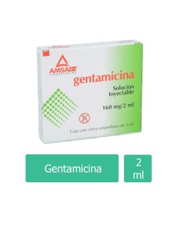 Gentamicina 160Mg/2Ml Amp C5
