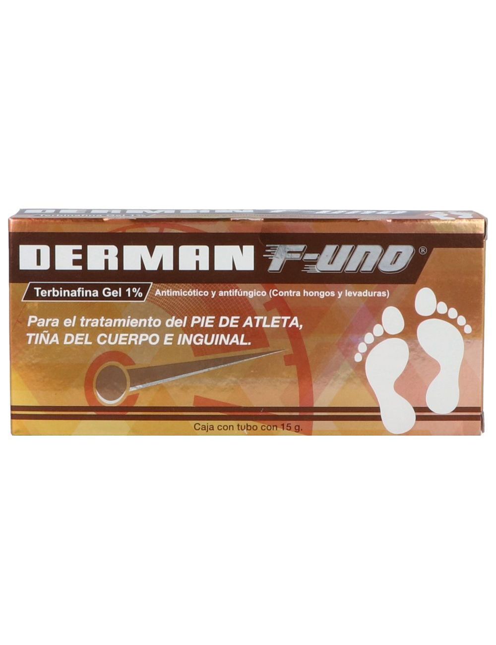 Dermanf Uno Gel 1% Caja Con Tubo Con 15 g