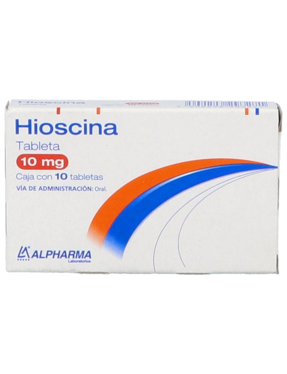 Butilhioscina 10mg Caja Con 10 Tabletas.