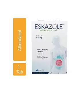 Eskazole 400 mg Caja Con 1 Tableta