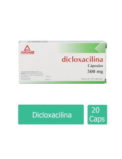 Dicloxacilina 500 mg Caja Con 20 Cápsulas - RX2