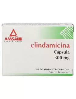 Clindamicina 300 mg Caja Con 16 Cápsulas - RX2