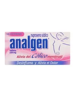 Analgen Cólico 220 mg Caja Con 10 Tabletas