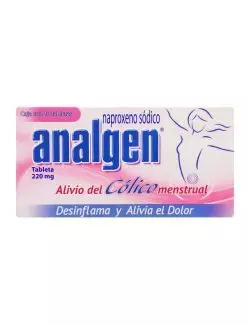 Analgen Cólico 220 mg Caja Con 10 Tabletas