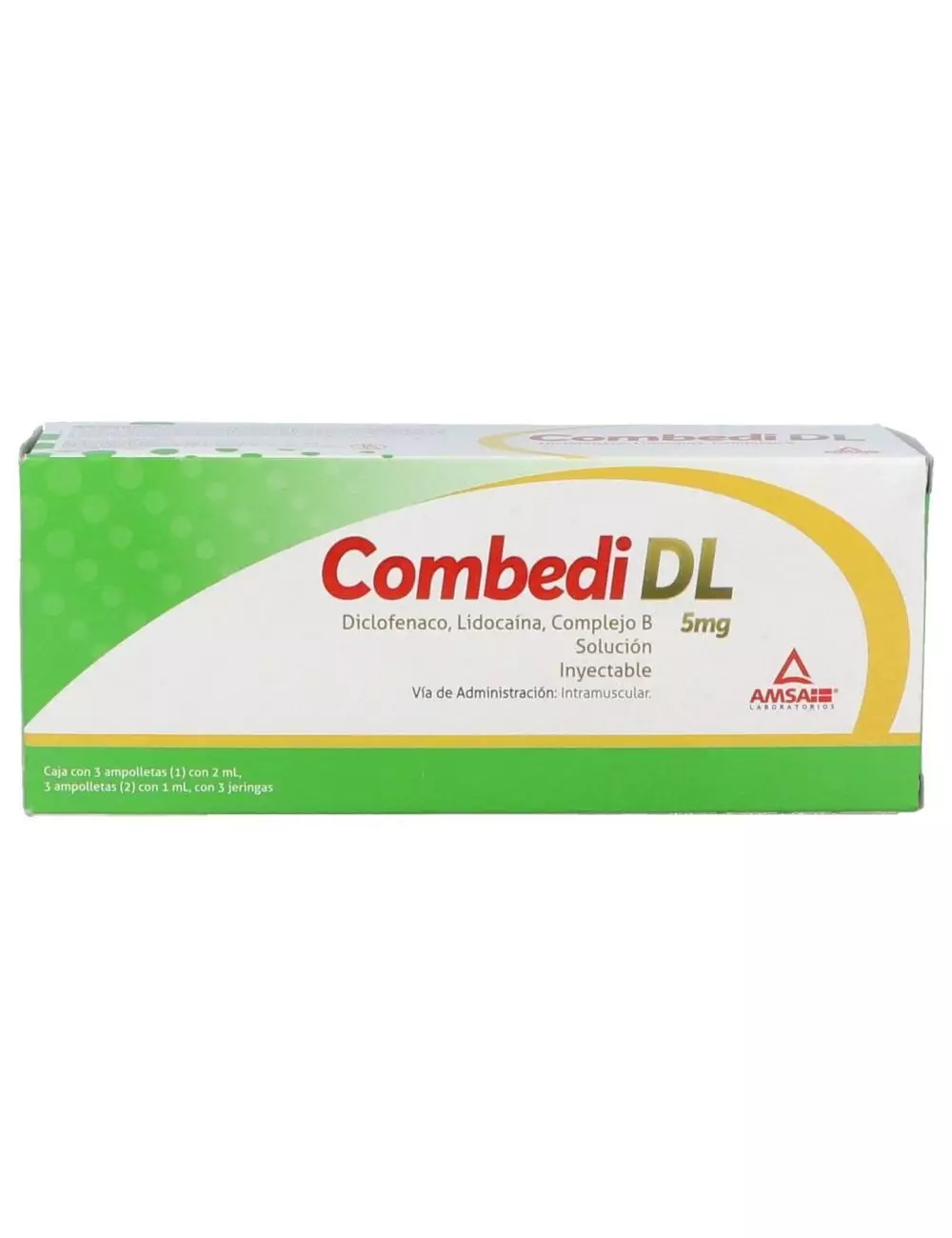 Combedi DL Solución Inyectable 5 mg Caja con 6 Ampolletas