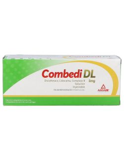 Combedi DL Solución Inyectable 5 mg Caja con 6 Ampolletas