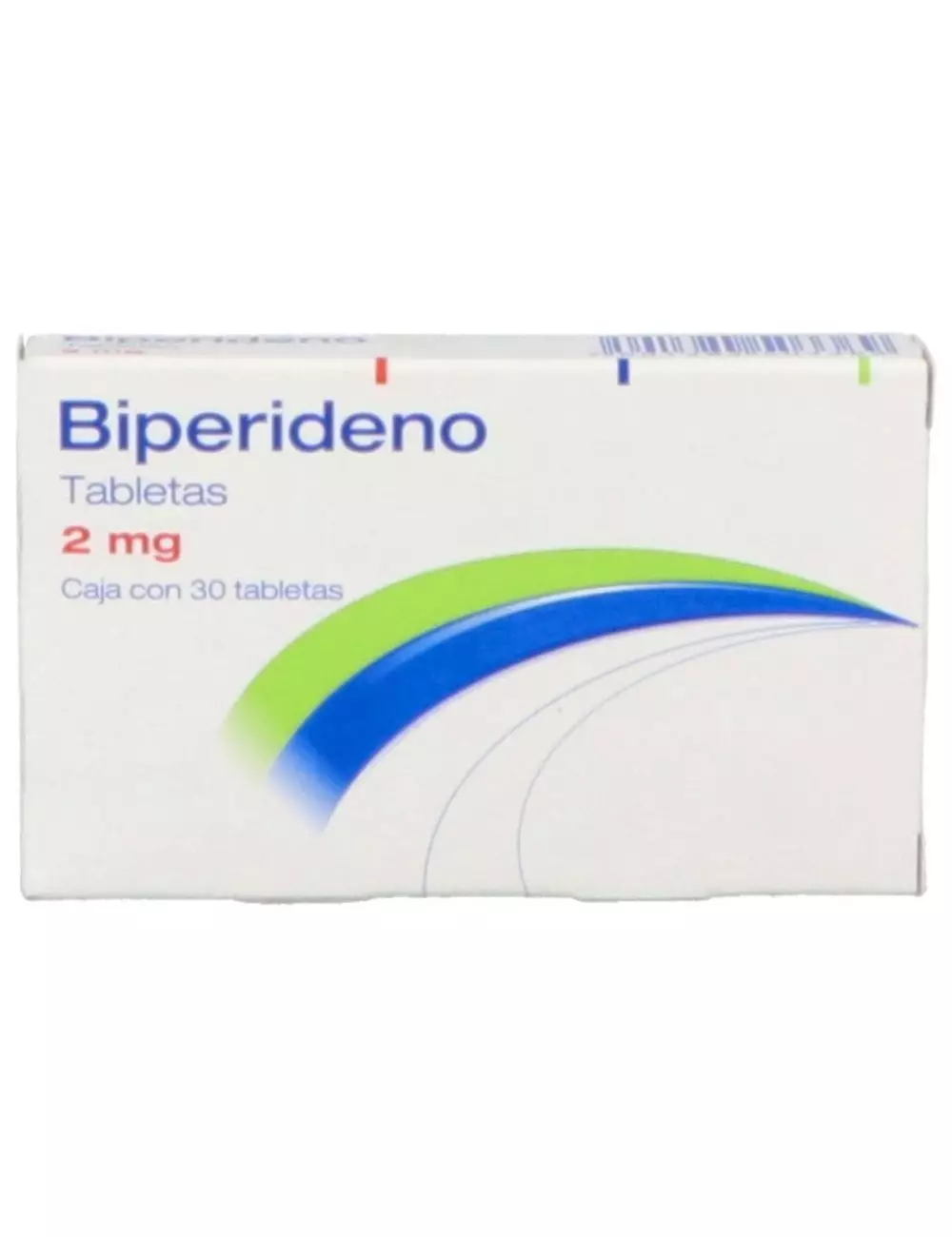 Biperideno 2 mg Caja Con 30 Tabletas