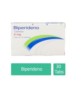 Biperideno 2 mg Caja Con 30 Tabletas