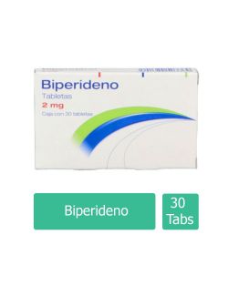 Biperideno 2 mg Caja Con 30 Tabletas