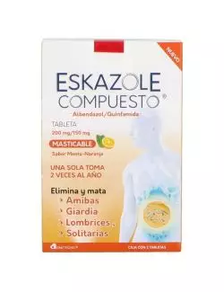 Eskazole Compuesto 200 mg/150 mg 2 Tabletas