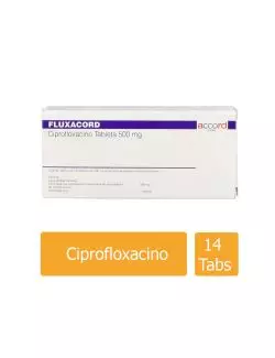 Fluxacord 500 mg Caja Con 14 Tabletas - RX2